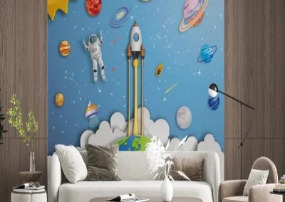 Kids Space Wallpaper