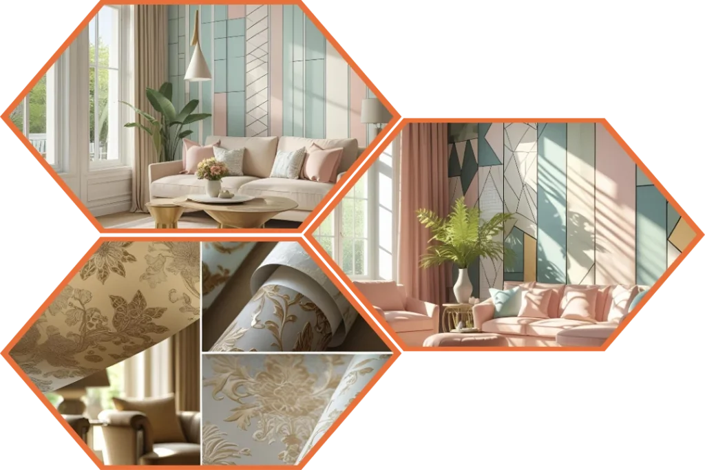 Living Room Wallpaper in Dubai