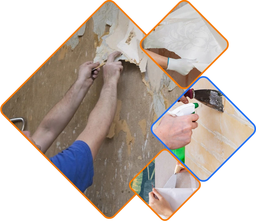 Remove old wallpaper in Dubai