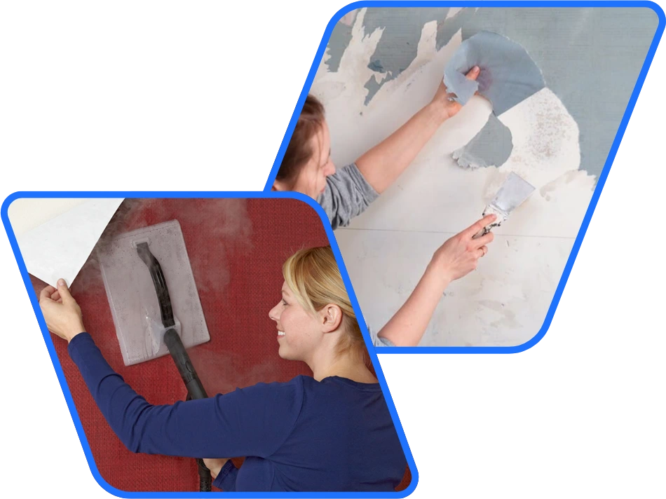 Wallpaper peeling and cleanup Dubai