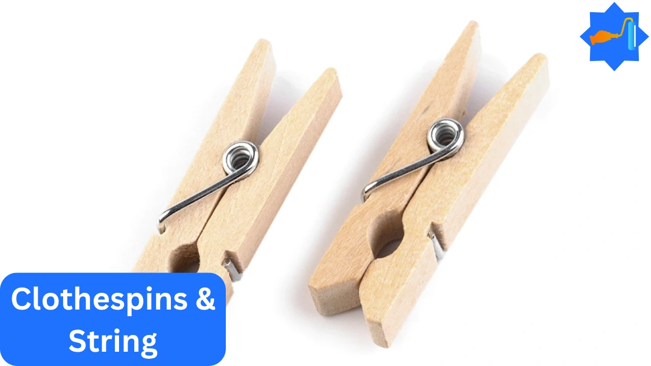 Clothespins & String