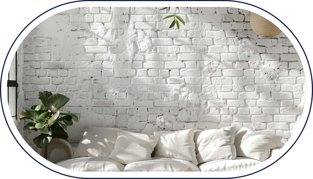 3D White Brick Wallpaper Dubai