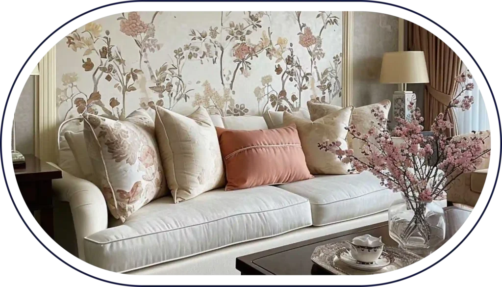 Living Room Wallpaper Dubai