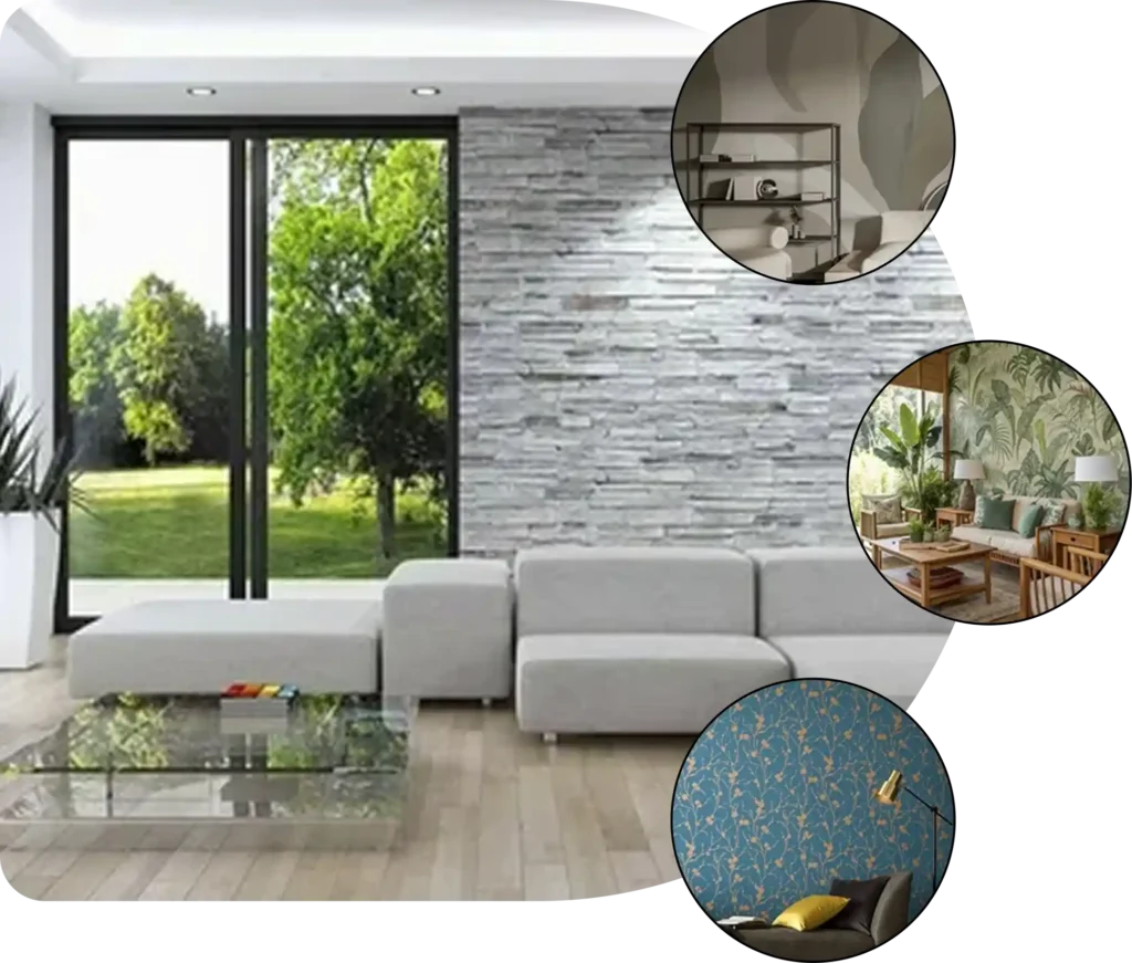 Premium Living Room Wallpaper