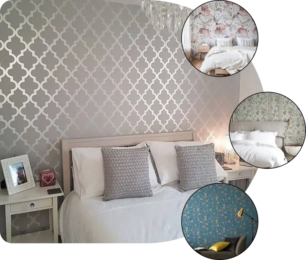 Trendy Bedroom Wallpaper Dubai