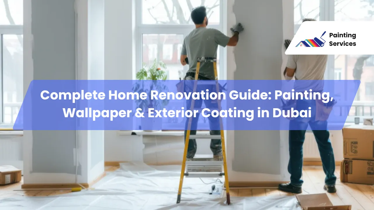 1 Complete Home Renovation Guide Painting, Wallpaper & Exterior Coating in Dubai