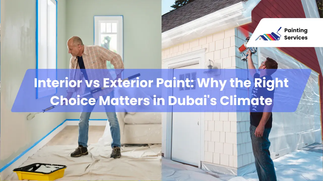 1 Interior vs Exterior Paint Why the Right Choice Matters in Dubai's Climate